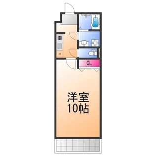 Feliz羽倉崎【3階】の間取り