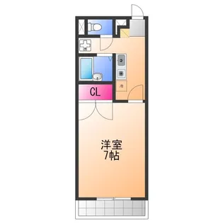 プレジール りんくう【1階】の間取り