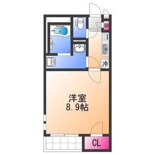 クレイノアペルト泉佐野Ⅱ【2階】の間取り