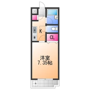 クレアーレ【4階】の間取り