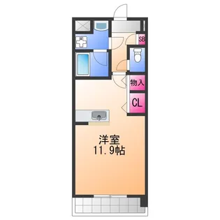りんくうアドミラブル【1階】の間取り