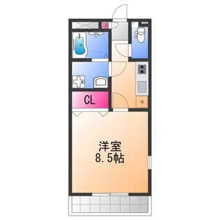B′s garden Higashikaizuka【2階】の間取り