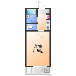 メゾン阪南Ⅱ【3階】の間取り