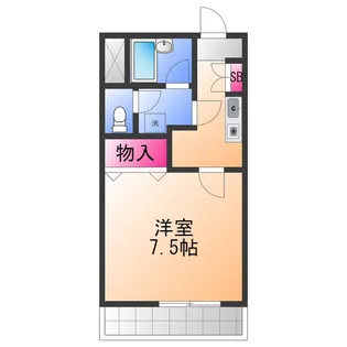 グレイスヴィラ佐野B棟【1階】の間取り