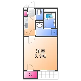 クレイノアペルト泉佐野Ⅱ【1階】の間取り