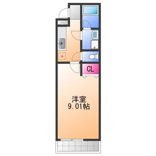 ワイズ クレスト 久米田【2階】の間取り