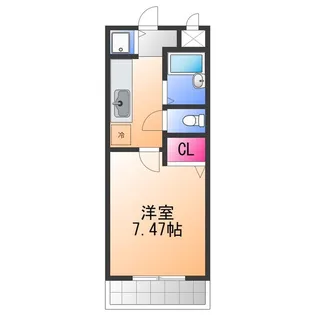 サンリゾート21【3階】の間取り