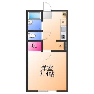 TJ鳴滝【2階】の間取り