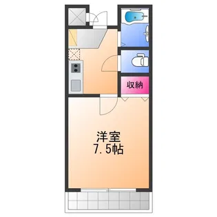 ミヤコピア高松【1階】の間取り