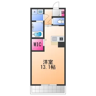 シャーメゾン岸和田【1階】の間取り
