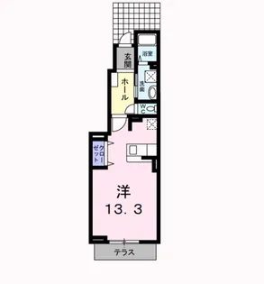 シーサイドナカノ【1階】の間取り