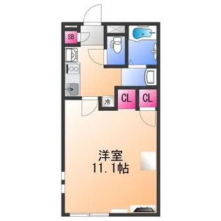 クレイノグランデージ樽井【2階】の間取り