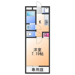 ペアーコート泉佐野A棟【1階】の間取り
