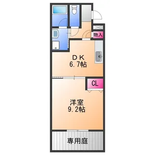 フジパレス ヒサホ【1階】の間取り