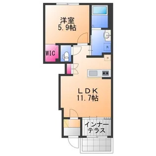 ストレリチア【1階】の間取り