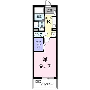 カーサモデルノ【3階】の間取り