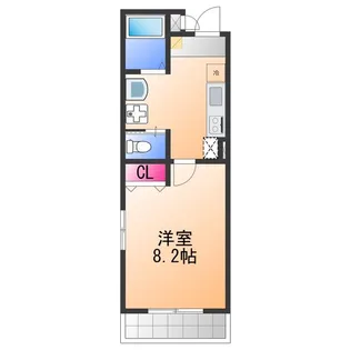 ブライト日根野【3階】の間取り
