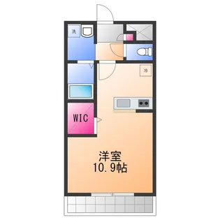 アンプルール ユートピア【2階】の間取り