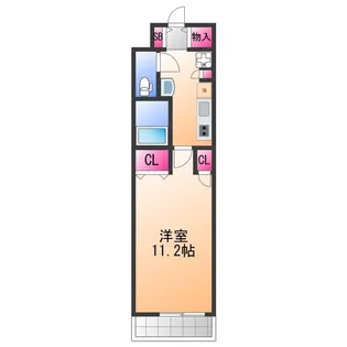 GRECALE南町【3階】の間取り