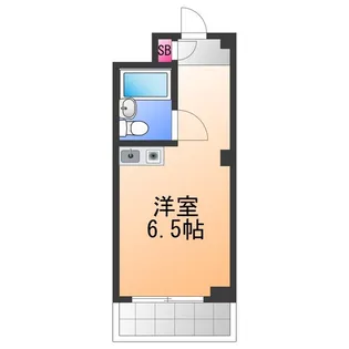 アパートメント泉佐野【4階】の間取り