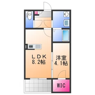 ジーメゾン岸和田スフィール【3階】の間取り