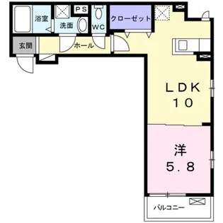 ガーデン ガーデン【2階】の間取り