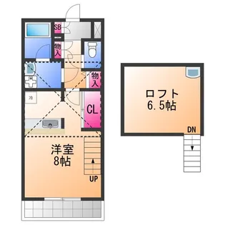 かんまつロックガーデン【2階】の間取り
