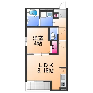 ALEGRIA泉佐野Ⅲ【2階】の間取り