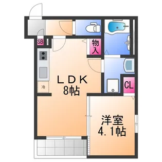 ALEGRIA泉佐野Ⅲ【2階】の間取り