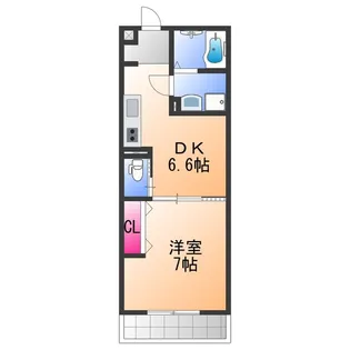 Feliz貝塚【1階】の間取り