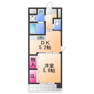 カーサ恵風【1階】の間取り