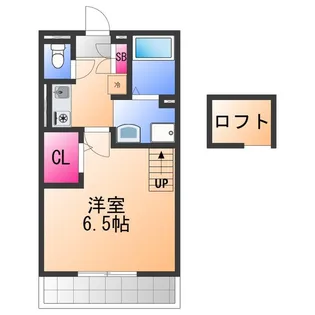 セジュールZENZO B【2階】の間取り