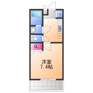 フジパレス貝塚半田【2階】の間取り