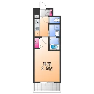 シェルピアコート貝塚【4階】の間取り