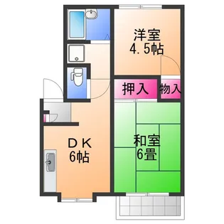 メゾンドファーネス【3階】の間取り