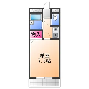メゾンドプラトン【1階】の間取り