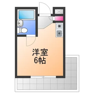 シャルマンフジ大体大【5階】の間取り