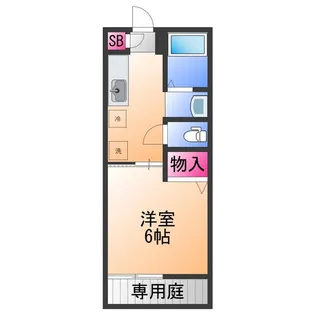 シャーロットタウン【1階】の間取り