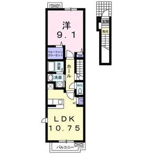 シーサイドナカノ【2階】の間取り