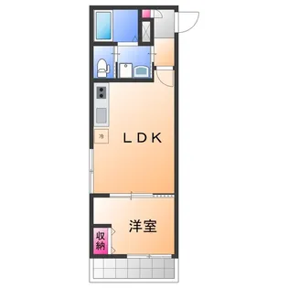 FelizCourtりんくうⅡ【3階】の間取り