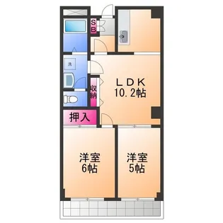 グリックユキモト【1階】の間取り