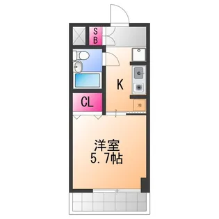 TBKビル【5階】の間取り