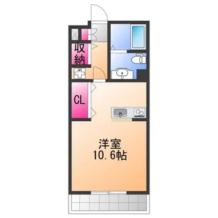 エスタシオン高石【2階】の間取り