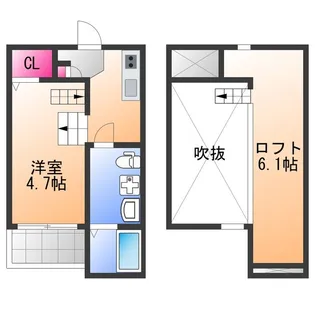 シュエット鳳【2階】の間取り