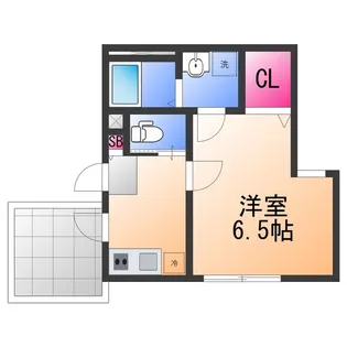 ALEGRIA津久野South【3階】の間取り