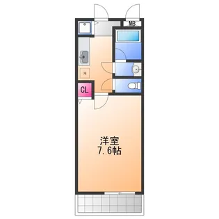 フィオーレ桑原【1階】の間取り