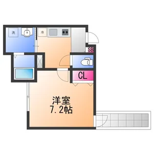 ALEGRIA津久野North【2階】の間取り