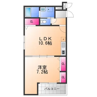 ソプラリアⅠ番館【3階】の間取り