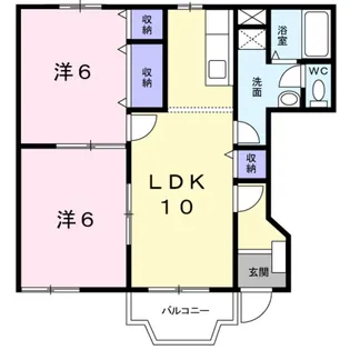 ファミールメゾン【1階】の間取り