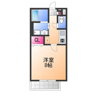 メルレーブK・S【1階】の間取り